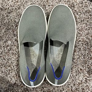 Rothy’s sage slip-on sneaker
